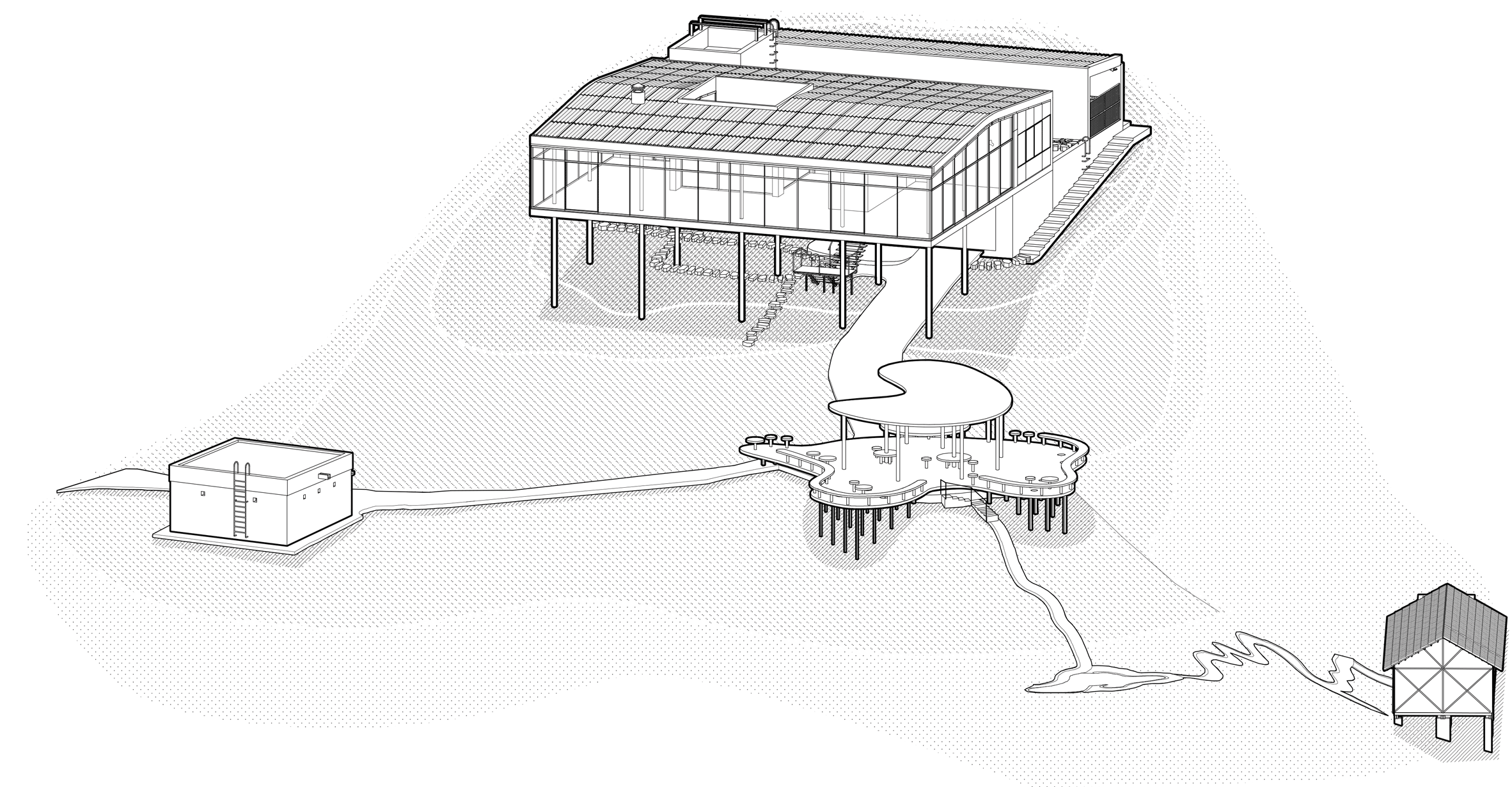 Summer House by Sol Camacho at Lina Bo Bardi's Glass House