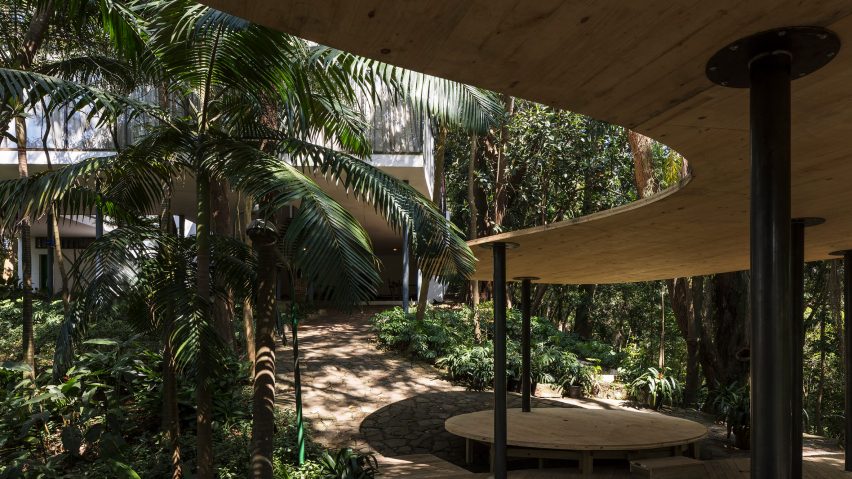 Summer House by Sol Camacho at Lina Bo Bardi's Glass House