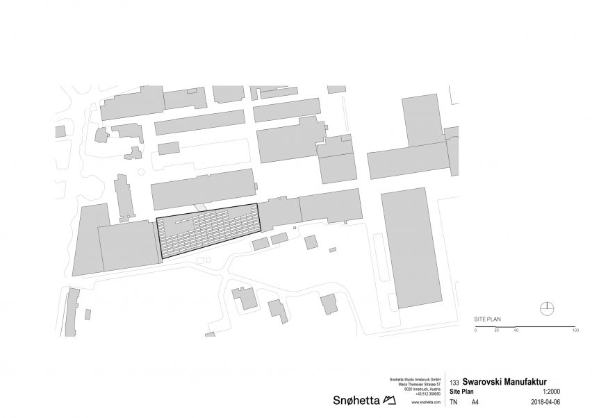 Swarovski factory: Manufaktur by Snøhetta in Wattens, Austria