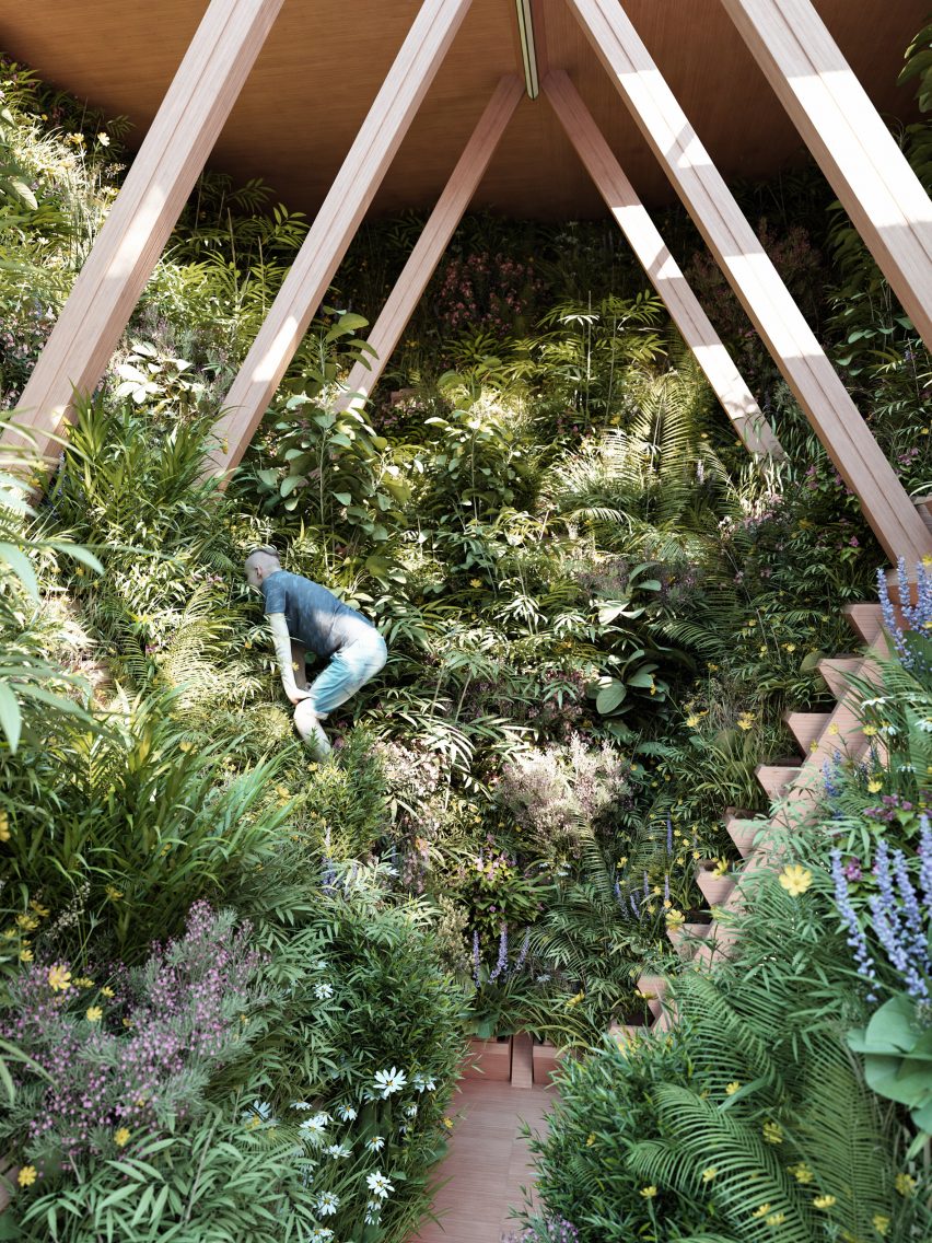 The Farmhouse vertical farm concept by Precht