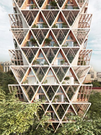 The Farmhouse vertical farm concept by Precht