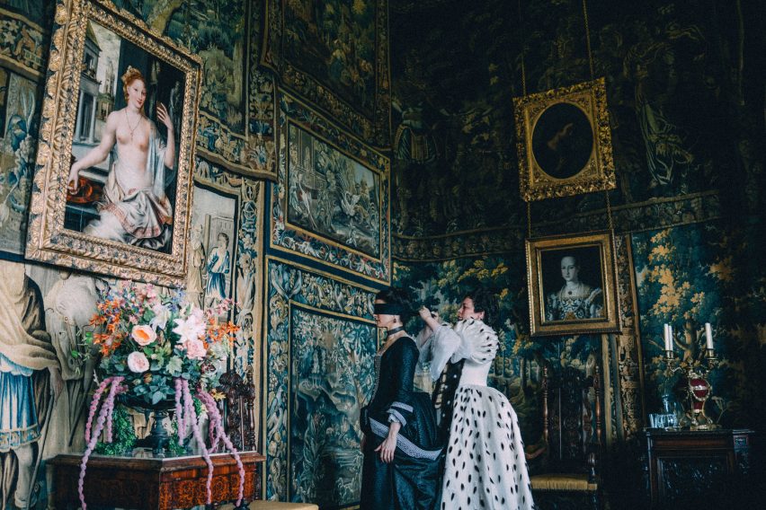 The Favourite set design Fiona Crombie