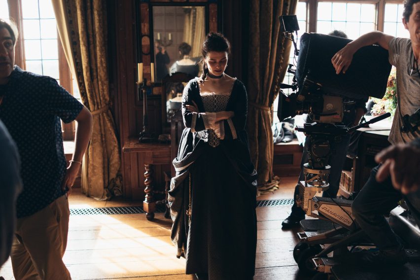 The Favourite set design Fiona Crombie