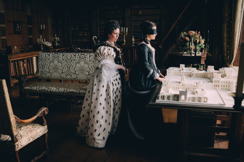 The Favourite set design Fiona Crombie