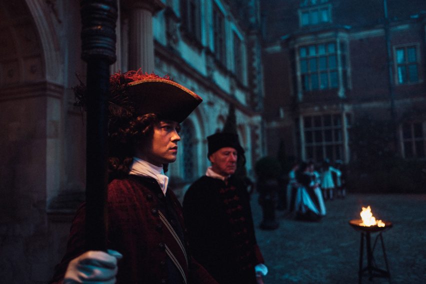 The Favourite set The Favourite set design Fiona Crombie