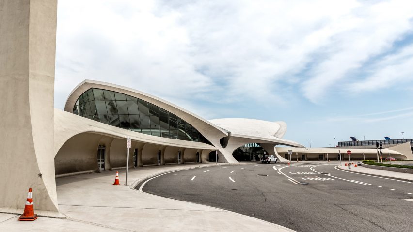 Dezeen Weekly features a hotel in Eero Saarinen’s JFK terminal building