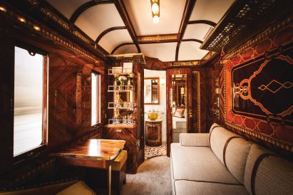 The Belmond Simplon-Orient Express won the Suites category at the AHEAD Global awards, which were held at the Ham Yard Hotel in London