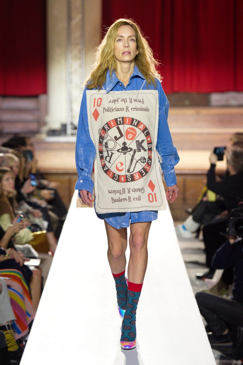 Vivienne Westwood Homo Loquax climate change fashion show A/W 2019