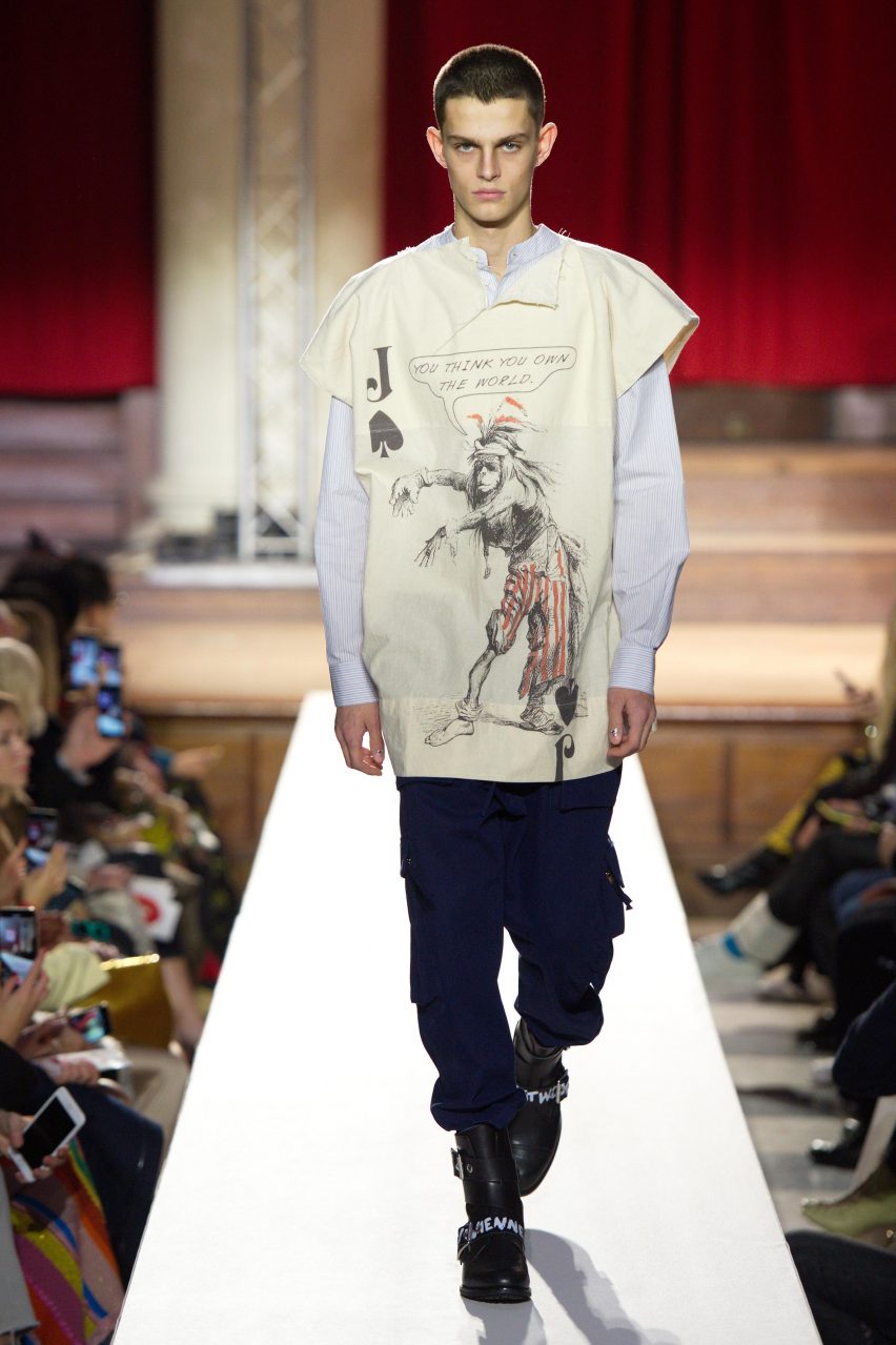 Vivienne Westwood Homo Loquax climate change fashion show A/W 2019