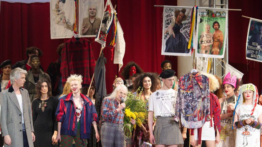 Vivienne Westwood Homo Loquax climate change fashion show A/W 2019