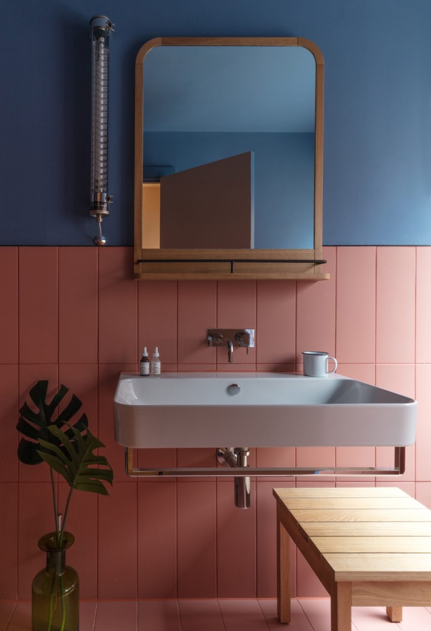 Interiors of Whitworth Locke Manchester hotel, designed by Grzywinski + Pons