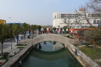 World's longest 3d-printed concrete bridge by Tsinghua University School of Architecture opens in Shanghai