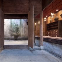 Interiors of Wuyuan Skywells hotel, designed by anySCALE Architecture Design