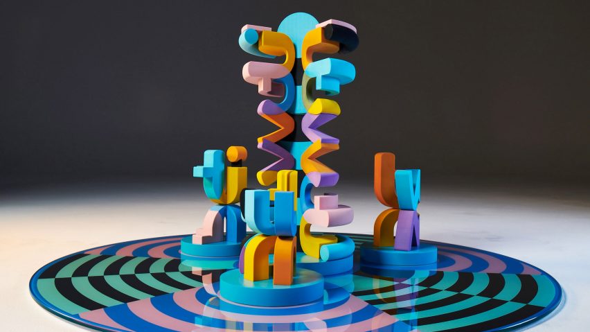 Adam Nathaniel Furman creates 3D-printed totems for ITV ident