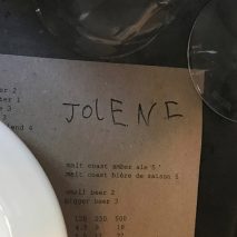 Jolene restaurant logotype Studio Frith