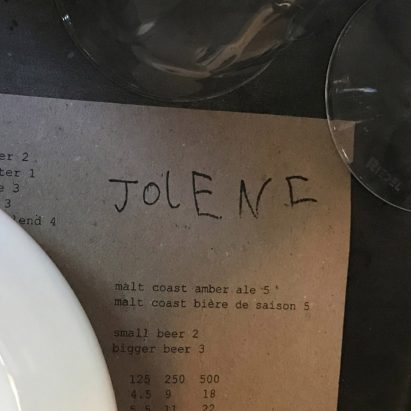 Jolene restaurant logotype Studio Frith