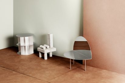 Norwegian Presence Join exhibition Milan Design Week Meyer's Half Moon table Kent Fonn Skare's granite Universell sculpture Martin Høgh Olsen's Local table