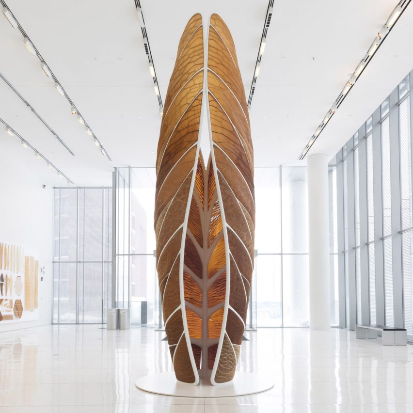 Aguahoja by Neri Oxman and Mediated Matter Group