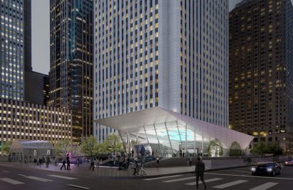 Aon Center Elevator by Solomon Cordwell Buenz