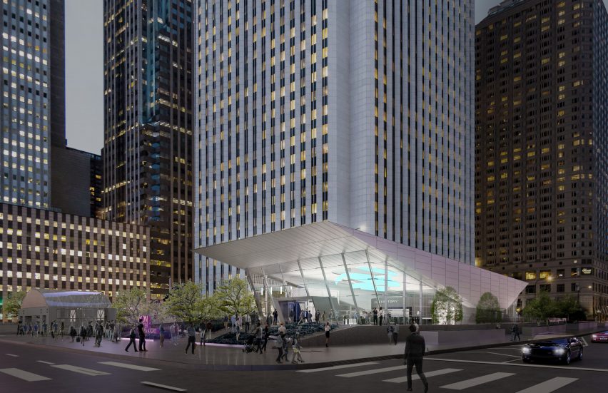 Aon Center Elevator by Solomon Cordwell Buenz