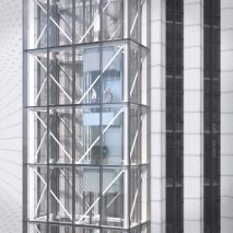Aon Center Elevator by Solomon Cordwell Buenz
