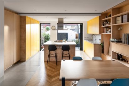 Interiors of Bearstead Rise house by Gruff Architects