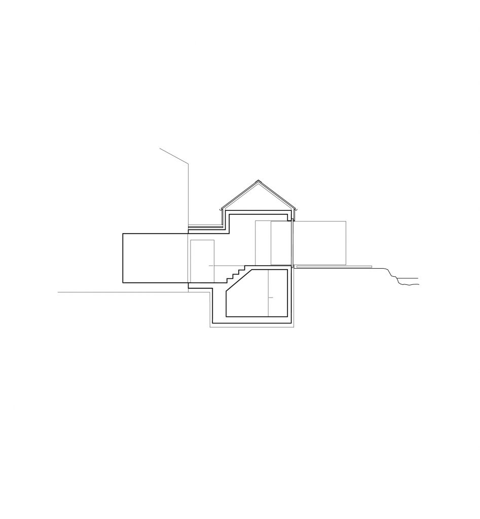 Section of Black House by Buero Wagner