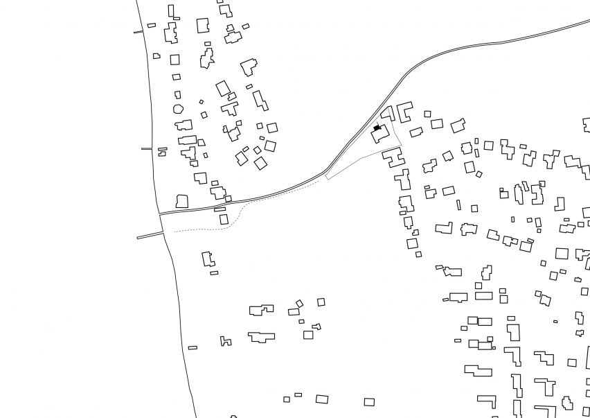 Site plan of Black House by Buero Wagner