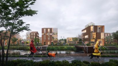Brainport Smart District masterplan for smart neighbourhood by UNStudio for Netherlands