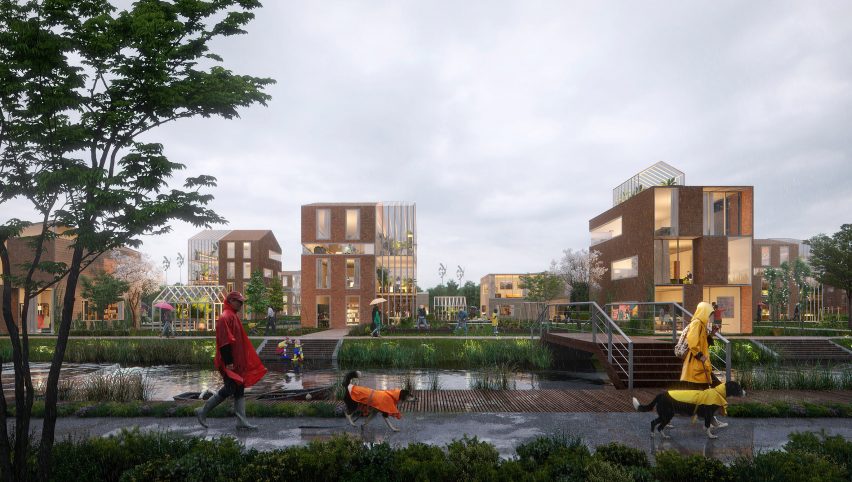 Brainport Smart District masterplan by UNStudio for Netherlands neighbourhood