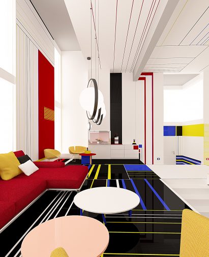Breakfast With Mondrian apartment by Brani & Desi