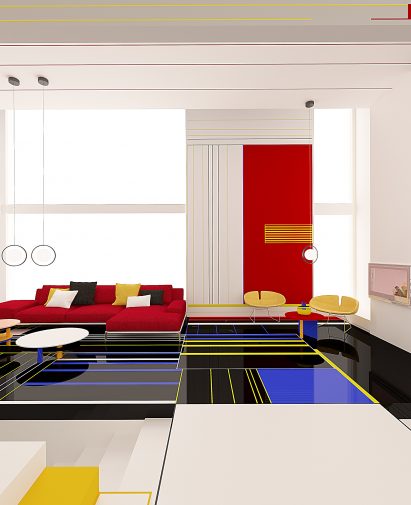 Breakfast With Mondrian apartment by Brani & Desi