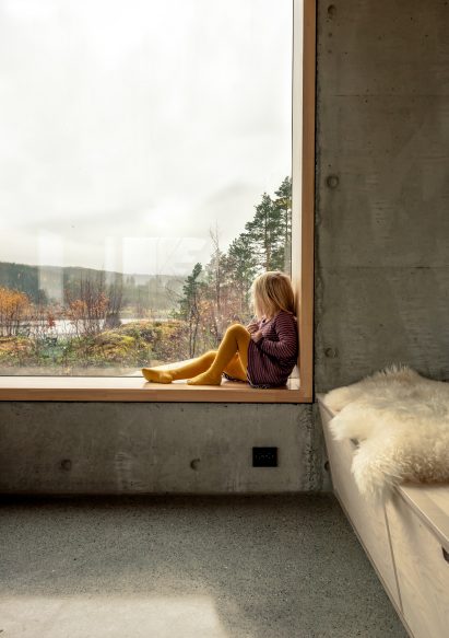 Cabin at Rones overlooking Beitstadfjorden by Sanden+Hodnekvam Arkitekter