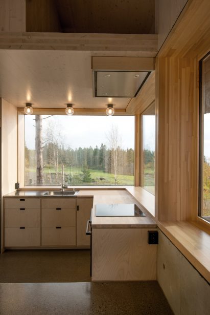 Cabin at Rones overlooking Beitstadfjorden by Sanden+Hodnekvam Arkitekter