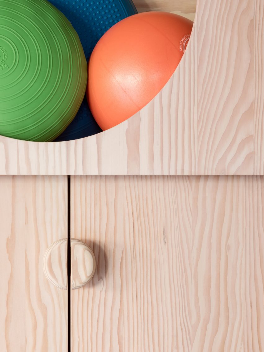 Interiors of Core Kensington pilates studio, designed by Studio Wolter Navarro