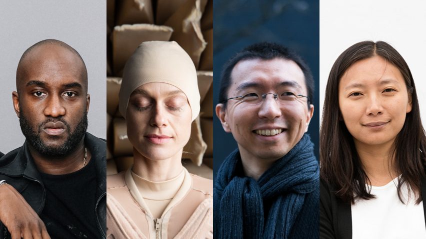 Dezeen Awards 2019 judges Virgil Abloh, Lucy McRae, Sou Fujimoto and Jing Liu