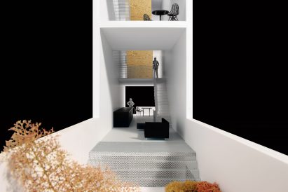Narrow House by Only If Architecture was designed as a prototype for building on small plots