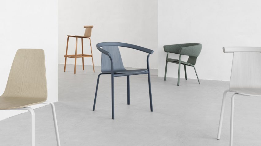 Form Us With Love designs minimal Atal chairs to be affordable and stackable