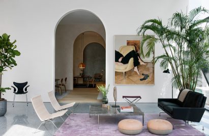 Interiors of Fritz Hansen Gallery Xi'an designed by Jaime Hayon