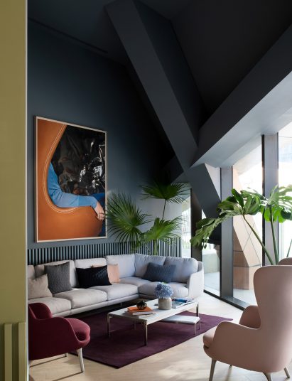 Interiors of Fritz Hansen Gallery Xi'an designed by Jaime Hayon