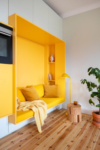 Function Walls apartment, designed by Lookofsky Architecture