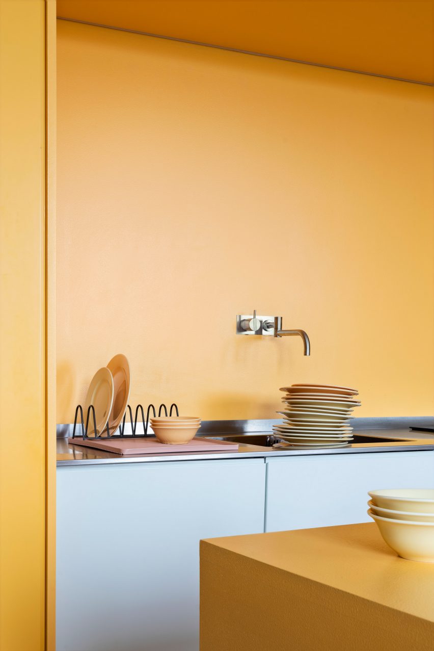 Function Walls apartment, designed by Lookofsky Architecture