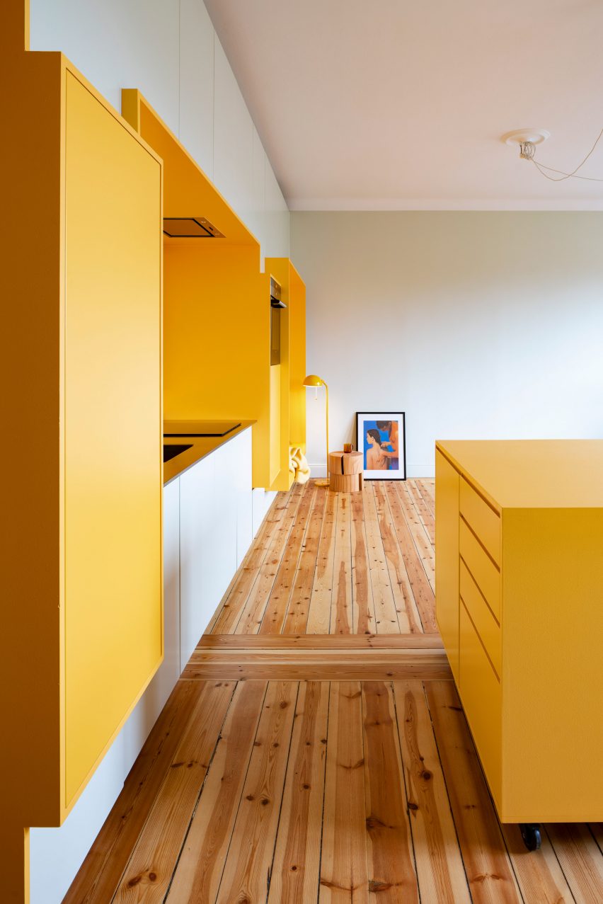 Function Walls apartment, designed by Lookofsky Architecture