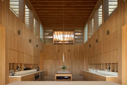Interiors of Hampshire House by Niall McLaughlin Architects