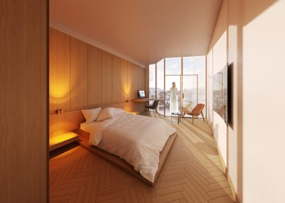 Visuals of Hotel Tórshavn extension by Henning Larsen