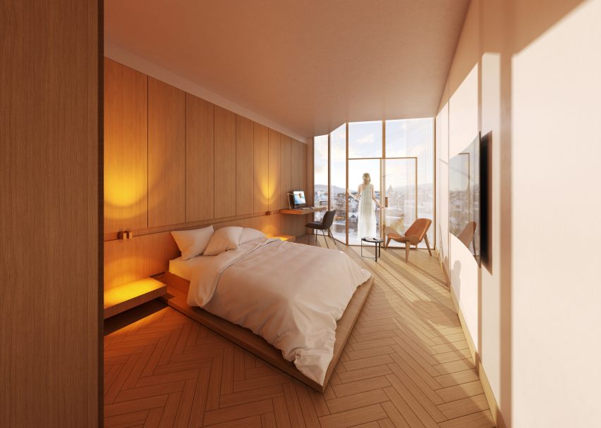 Visuals of Hotel Tórshavn extension by Henning Larsen