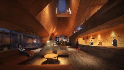 Visuals of Hotel Tórshavn extension by Henning Larsen