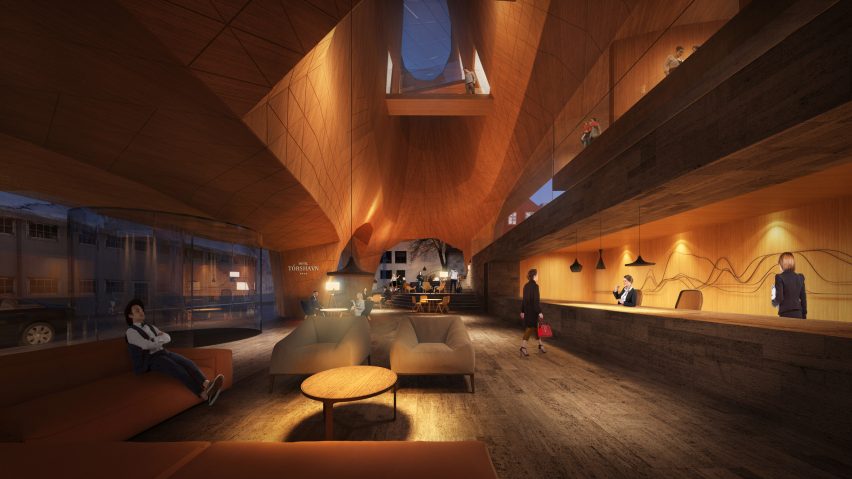 Visuals of Hotel Tórshavn extension by Henning Larsen