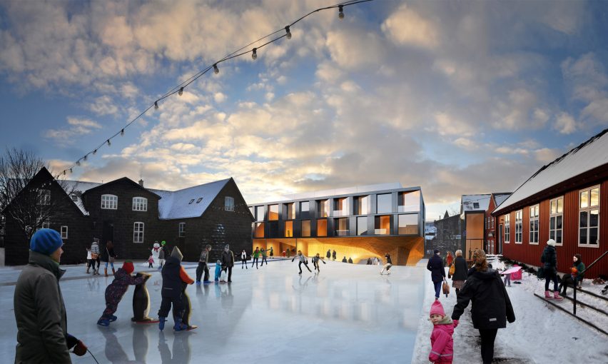 Visuals of Hotel Tórshavn extension by Henning Larsen