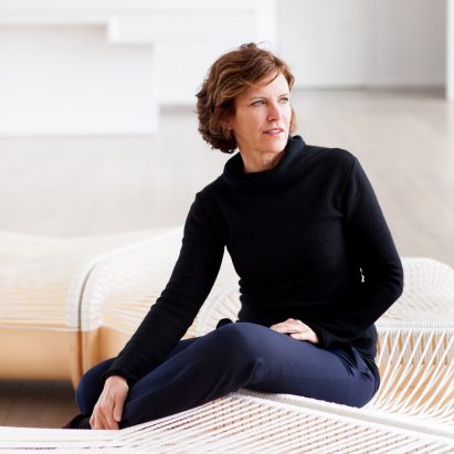 Portrait of Jeanne Gang, founder of Studio Gang Architects. Photo by Sally Ryan